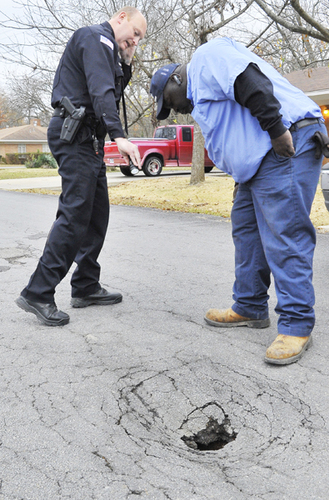 Investigating a sinkhole