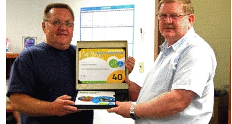 United Water honors employee for 40 years of service