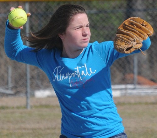 Softball tryouts are held