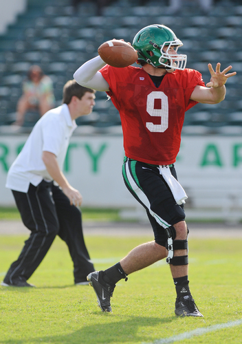 Quarterback  battle heats up