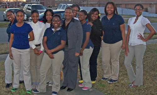 Archonettes of Zeta Phi Beta prepare for success