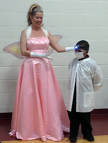 Toothbrush Fairy visits local schools to promote healthy oral hygiene habits