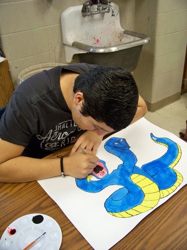 Star City art students celebrate the Year of the Snake