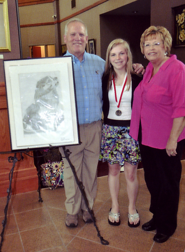Student wins at Top of the Middle’ exhibit