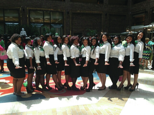 Alpha Rho Chapter of AKA renders service to the community