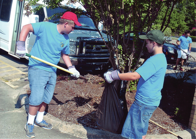 Team effort helps local scout complete Eagle Scout project