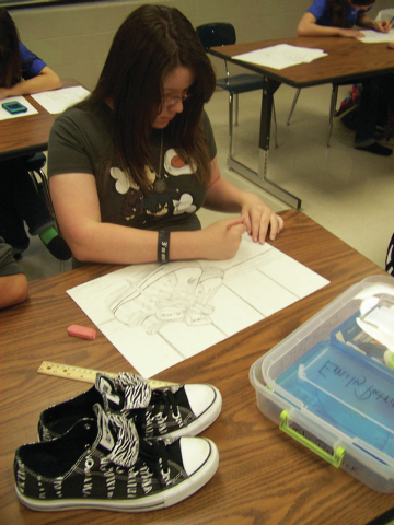 SC students think on their feet to create art