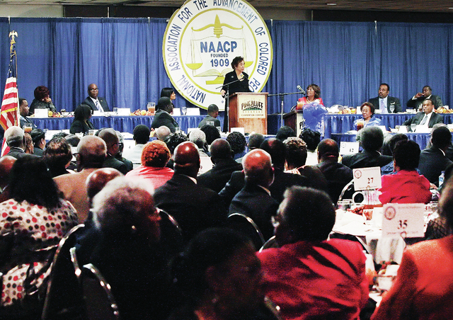 Retired justice challenges crowd to reach out, unite during NAACP banquet