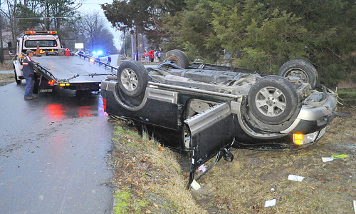 One vehicle accident