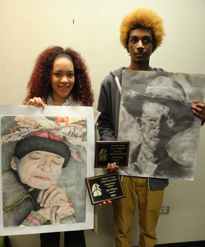 Two PBHS students take top prizes in art competition