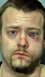 Reported distrurbance results in domestic-battery arrest