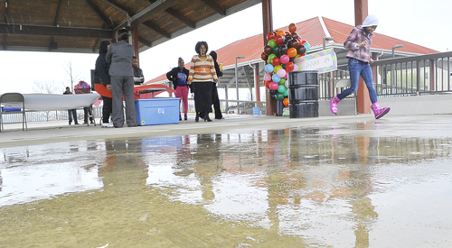 Stop gun violence rally held despite heavy rain