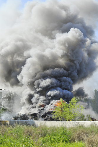KNK Auto Salvage Fire