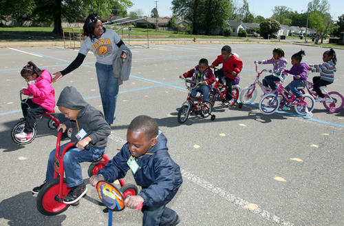 UAPB Child Development Center kids pedal for philanthropy