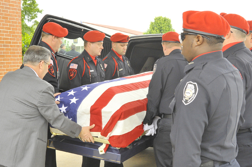 Police, friends remember Bates at funeral service