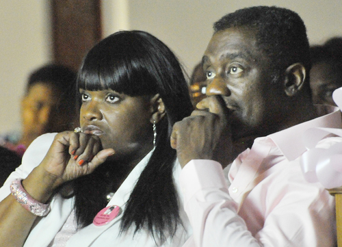 FAITH SUSTAINS HOPE Cleashindra Hall is celebrated in church service