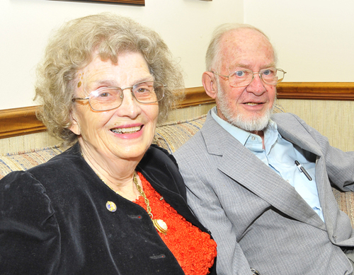 LESSONS IN PATRIOTISM  Rhineharts relate their experiences to local youth
