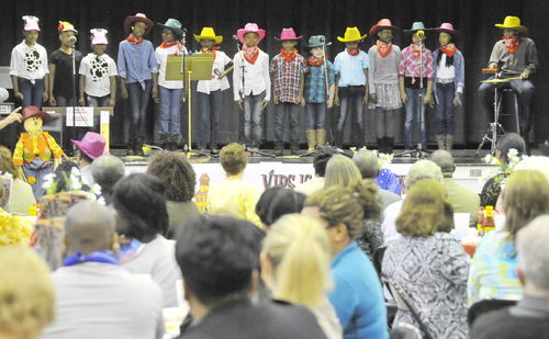 HONORING VIPS Luncheon celebrates school volunteers