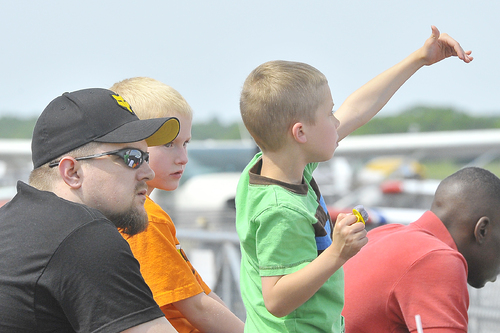 TIME TRAVEL Young and old alike are intrigued by flight