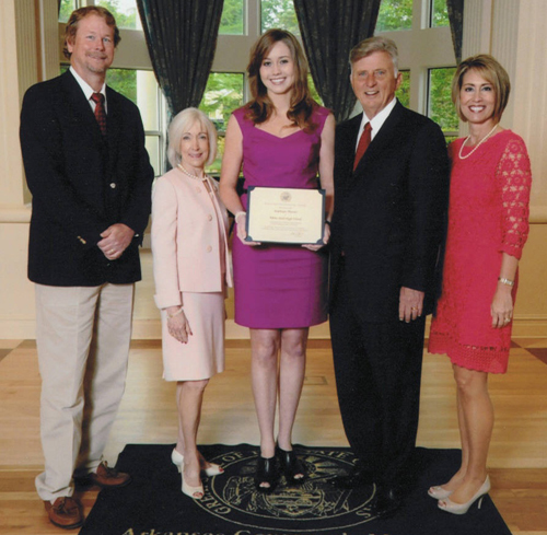 WH honor graduate meets governor