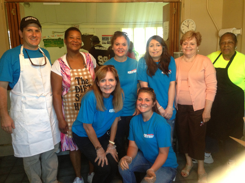 Express hosts cookout at Neighbor to Neighbor; food drive ongoing through June 14