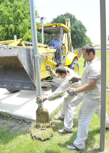 Townsend Park ball fields being razed