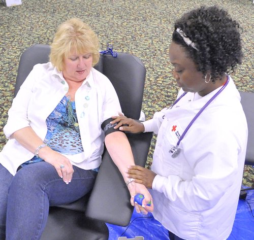 BLOOD BROTHERS AND SISTERS Heroes and friends compete in annual effort