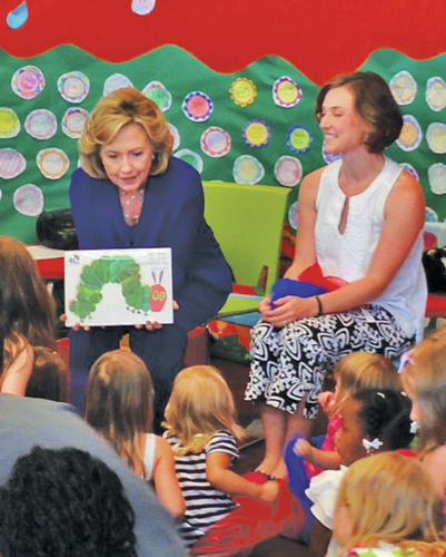Clintons attend dedication of children’s library named for Hillary