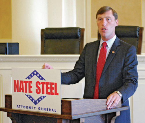 Steel declares candidacy for attorney general