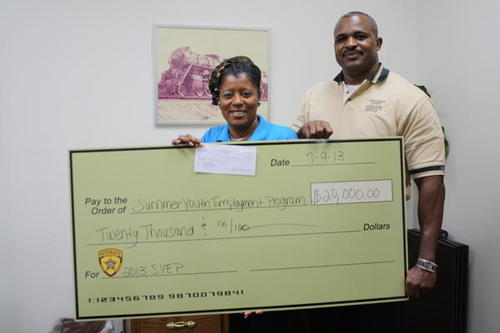 $20,000 donated to city/county youth program