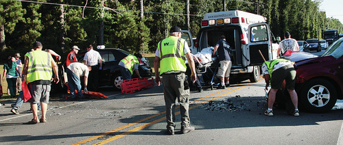 Injuries reported in Friday accident