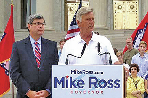 Beebe endorses Ross for governor