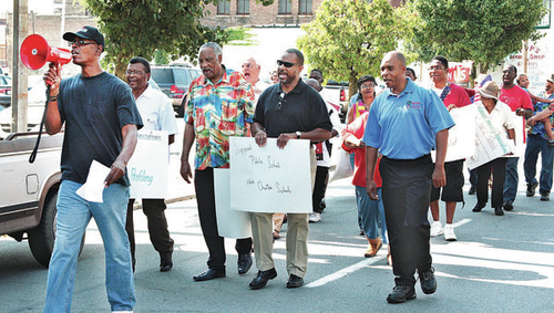 Marchers call for jobs, equality