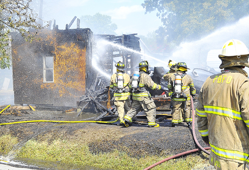 No injuries as fire destroys PB home