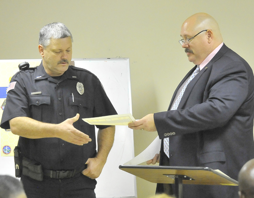 Police officers recognized for job performance