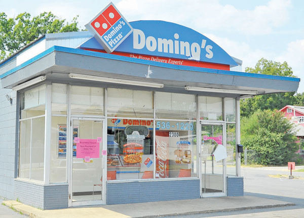 DOMINO’S EFFECT State closes two tax-delinquent pizza restaurants