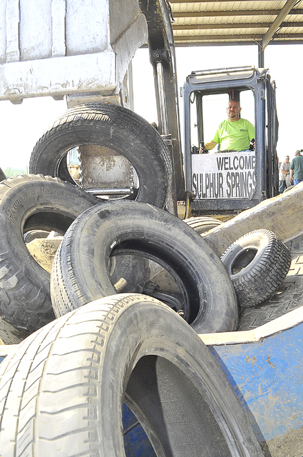 PLENTY OF POTENTIAL County looks to expand tire recycling efforts