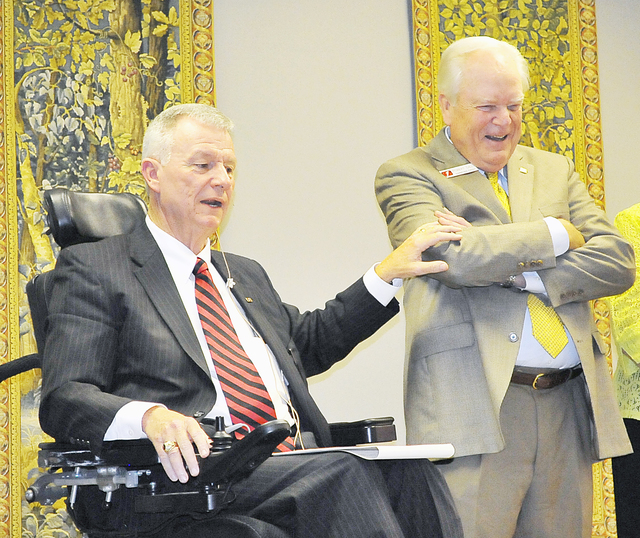 Still banking on friendship, retiring Dill is saluted
