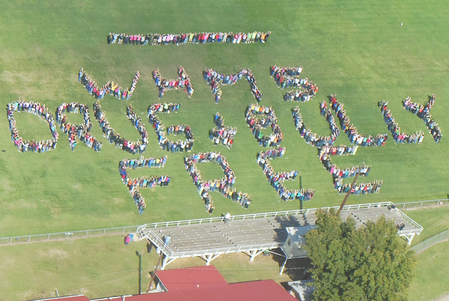 Anti-drug, no bullying messages spread to students