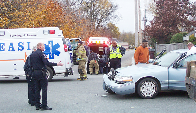Wreck at Fifth and Walnut