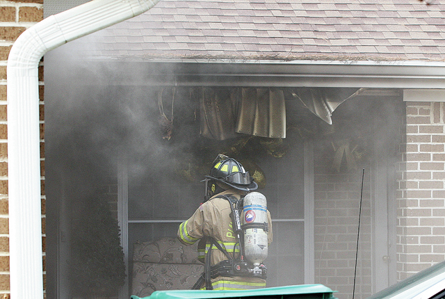 Cooking blamed for house fire