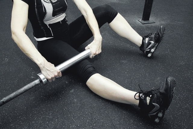 PERSONAL TRAINER – Barbells work overtime as useful mobility tool