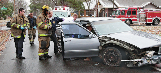 One injured in accident Monday morning
