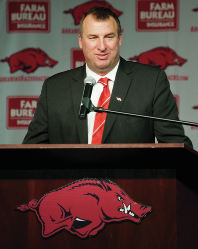 Dawn of a new era: Bielema done talking, ready to lead Hogs