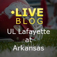 LIVE BLOG: Arkansas vs. UL Lafayette