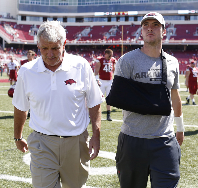 Allen out, Derby in for Arkansas