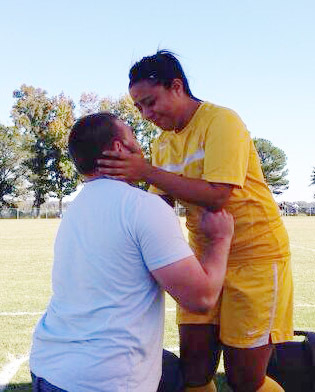 She Said Yes! UAPB soccer player accepts halftime proposal, then team learns its postseason fate
