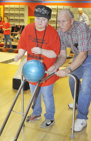 Special Olympics Rolling Along