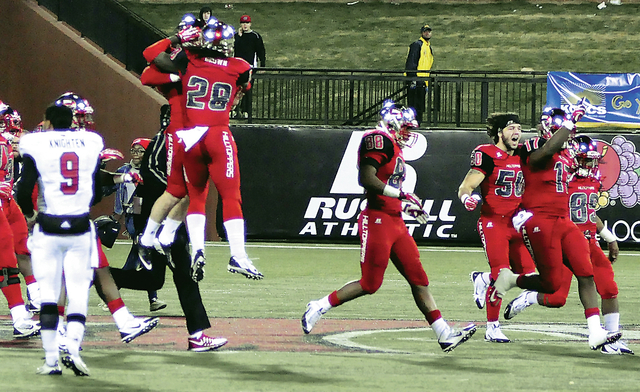 Agony of Defeat: Late penalties against Red Wolves lead to winning score