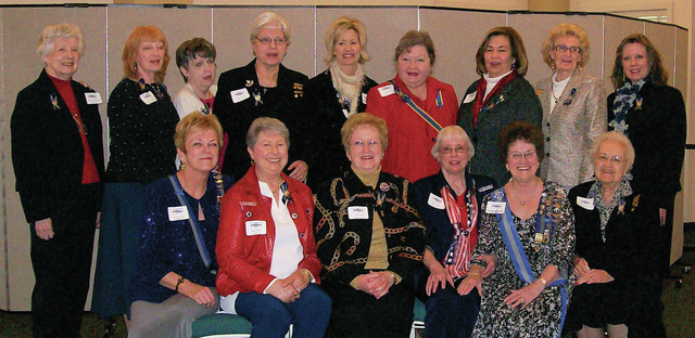 PB women sworn is as U.S.D. 1812 bicentennial members